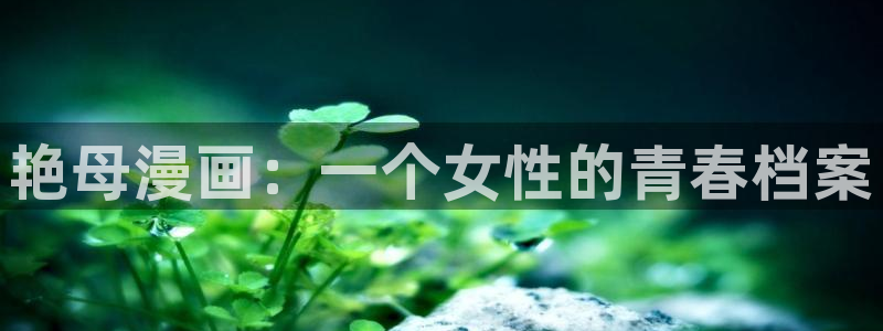 51漫画登录平台：艳母漫画：一个女性的青春档案